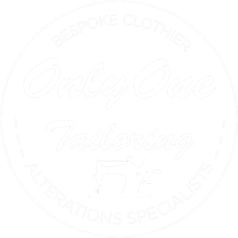 only one tailoring logo in white